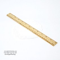 (오렌지미싱) 나무자 30cm 12인치 겸용 목자