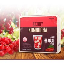 [OH] 스코비 콤부차 오미자 1박스 60포 힐링 진한 문경 오미자의 맛