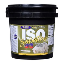 Ultimate 얼티메이트 ISO Sensation 5lbs 센세이션 93%프로틴 카페브라질 맛, 1통, 5lb