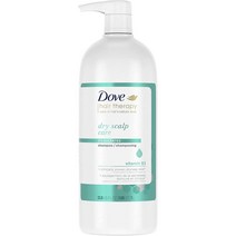 Dove 도브 헤어 건성 두피 케어용 샴푸 비타민 B3 함유 Dove Hair Therapy Shampoo for Dry Scalp Dry Scalp Care Hair Shampo