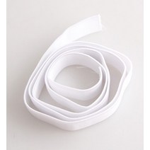 바느질 반바지 츄리닝 허리 넓은 고무 줄 밴드 흰색1p