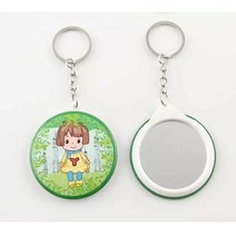 뱃지 제작 소량 뺏지 만들기 버튼 핀 빈 배지 부품 메이커 병따개 열쇠 고리 거울 4458MM 50 개 146795