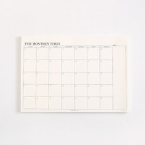 Motti lab X WOWSHOP DAILY PLAN 월간 주간 시트지, 1개, 월간시트지
