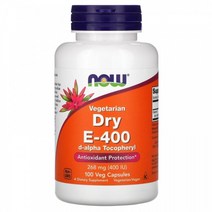 (아이허브) Now Foods 드라이 비타민E-400 268mg 100베지캡슐 빠른직구