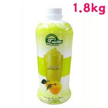 세미 후루티 유자 1800g 유자스무디 농축액 카페용품, 쿠팡 1