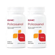 GNC Policosanol 10mg 지엔씨 폴리코사놀 10mg 60정 2팩