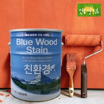 친환경우드 오일스텐 방부목페인트 투명오일스테인 데크칠 목재용방수 외부데크 투명 다양한 컬러 색상, 16리터, DHC-108 체리