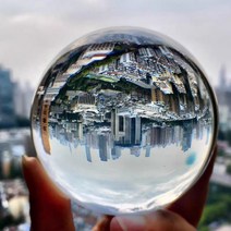 스노우볼 워터볼 d2 crystal ball 완벽한 lensball 투명 유리 k9 치유 구 사진 소품 새로운 인공 크리스탈 렌즈 장식 공, s