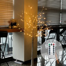 [크리스마스트리자작나무와이어생활] 크리스마스트리 LED 자작나무 트리 3사이즈 화이트