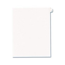 Avery Individual Legal Exhibit Dividers Allstate Style A Side Tab 8.5 x 11 inches Pack of 25 (8, 1