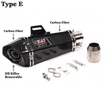 요시무라머플러 호환 범용 36-51mm 오토바이 배기 db 킬러 yoshimura r11 머플러 z900 gsxr1000 sv650 r6 r3 zx6r zx10 k7 mt07, 전자를 입력
