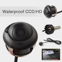 사이드블랙박스 화물차 3채널 블랙박스 2020 새로운 720x540 360도 방수 HD 자동차 후면보기 역 야간 투시경 후방 주차 카메라 24mm x 22mm 호환, 없음