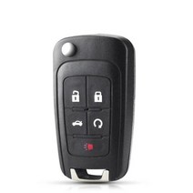 KEYYOU 개조 2345 BTN 뷰익 리모트 키 셸 케이스 쉐보레 크루즈 에피카 카마로 오펠 복스홀, For Opel+5 Buttons