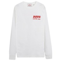 DEUS 스피드웨이 롱슬리브 티 화이트