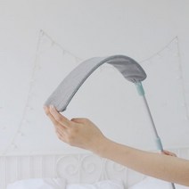 NPL 틈새 청소 밀대 [침대 가구 밑 구석 먼지 청소기 극세사 노터치 바닥 밀 걸레], 단품