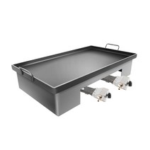호떡기계 호떡판 전기팬 업소용 철판 구이 스토브, 60x40X0.8CM 두꺼운 4면 높이 + 단일 스토브