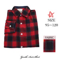 체크남방 남성 셔츠 레드체크 DC-766