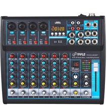 오디오믹서 사운드 보드 콘솔 데스크 시스템 인터페이스 8 채널 DJ Studio FX 1