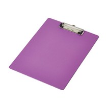 플러스샵 그린 와이어 클립보드 A4 세로형 7색상 합지, 보라