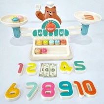 숫자놀이 교구 저울 장난감 유아 숫자공부 수세기 수학교구, 999