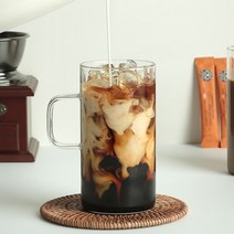 홈카페유리잔 캡슐 커피잔 내열 유리컵 5종 1p