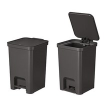 모던인테리어 발로밟는 사무실휴지통 자취방 1인독서실 원룸꾸미기 신혼집 식당 주방, 1개, DARK GRAY-273045