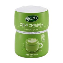 리치스 지리산 녹차가루 그린티믹스 550g, 상세페이지 참조, 단품
