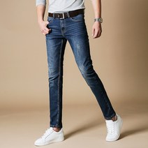 블루포스 남성용 쿠론 청바지 스판 데님 남자청바지 빅사이즈 워싱진