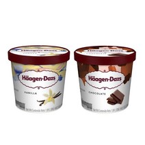 하겐다즈Haagen-Dazs Half Gallon 하프갤런 바닐라+초코 세트, 1개