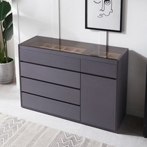 공간사이 피네 1200 아일랜드 서랍장, 올그레이(ls1008)