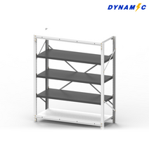 다이나믹 적재대 DMR21-3R 단당하중400KG 국산 선반 앵글 조립 오피스가구 산업용, 붉은색