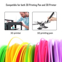 3D프린터필라멘트 SUNLU PLA 필라멘트 10M 3D 펜 1.75mm 드로잉 리필 멀티 컬러 가능, 15 PLA 10M Random color