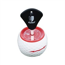 탁구공수거기 볼캐처 뜰채 타이어 모양 골프 공 초보자를 위한 조정 가능한 무게 퍼터 조준 라인 퍼팅 연, 01 1Pcs