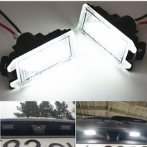 지프 튜닝 2Pcs Canbus 18LED 라이센스 번호 플레이트 라이트 14-20 그랜드 체로키 WK2 14-17 나침반 애국자 2015-2017 닷지 바이퍼 13-17