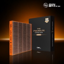 차량용 자동차 에어컨필터 THE프리미엄 향균 구리 바이러스 악취 차단 1팩 CFUT002, 365패키지 / 2팩 / 12개월보장_CFUT009 T