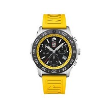 Luminox 루미녹스 남성용 아날로그 스위스 쿼츠 무브먼트 시계 고무 스트랩 포함 XS.3145 옐로우 모던