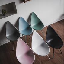 물방울 모양 의자 / 들업 체어, 블루, 1개