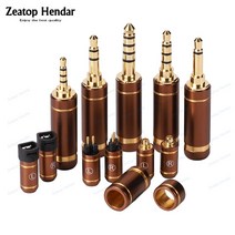 1Pcs 2.5mm 3.5mm 4.4mm 수 잭 밸런스드 오디오 플러그 Y 스플리터 슬라이더 잭 MMCX 0.78mm IE80 SE846 D, 06 1Pcs Splitter