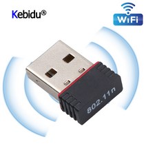 Kebidu-미니 와이파이 무선 어댑터 고속 USB 2.0 네트워크 카드 150Mbps 802.11 ngb 맥북 XP PC 노트북 안, 02 7601 Version
