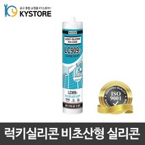 럭키실리콘 무초산 비초산 실리콘 LC909S 270ml, 흑색