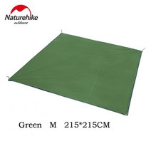 2-3인용 캠핑텐트 피크닉텐트 Naturehike 매트 야외 피크닉 담요 방습 2 3 4인 사람 방습 매트 슬리핑 패드 타프, 초록