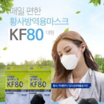 Hey 200매 국산 식약처 편안한 KF80 황사 보건 마스크 대형 희색(40봉X5매)