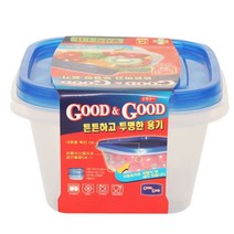 굿앤굿지퍼락1.1L(정사각 2P) 다용도 보관용기 10개, 쿠팡 본상품선택