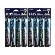 페리오 초극세모 잇몸케어S 흑진주 3+1 칫솔 × 2개, 단품