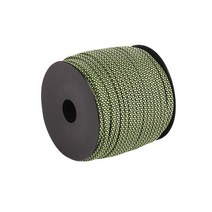 50M Paracord 캠핑 로프 DIY 내후성 텐트 액세서리 매는 밧줄 코어 가이 라인 서바이벌 캐노피 배낭 여행에 강한, 폴리에스테르, 녹색
