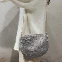 GAIA 입학선물 여자 미니 핸드백 패션가방 체인 크로스 신학기 퍼 새내기 하객룩패션가방