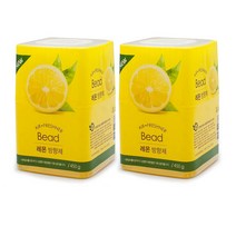 에어프레쉬 겔타입 방향제 450g (냄새제거 차량용방향제 화장실방향제 실내방향제 탈취제), 레몬향 2개