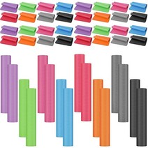 Nuanchu 32피스 172.7cm x 61cm 4mm 요가 매트 벌크 체육관 번들 두꺼운 EVA 어린이 및 성인용 운동 야외 요가 또는 필라테스용 미끄럼 방지 질감