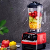착즙기추천 쥬서기 레목착즙기 녹즙기 착즙기 블렌더 헤비 듀티 상업 믹서 Juicer 32000RPM 속도 그라인더 스 스무디 커피 메이커 2.L 400W, 빨간_영국 플러그, Double cup+영국 플러그