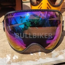 오토바이 헬멧BULLBIKER 오토바이 헬멧 버블 바이저 렌즈 고글 벨 모토 3/로얄/SHOEI P-ZERO/심슨 레트로, 04 M003-Multicolour